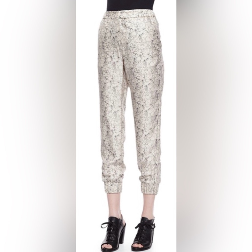 rag & bone  Alfred Printed Silk Pants